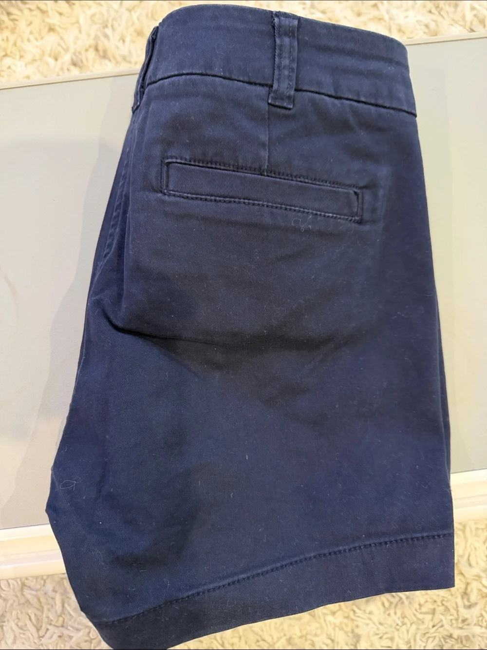 J. Crew Navy Tailored Chino Bermuda Shorts